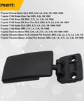 Rear Sliding Window Lock Latch Replacement For Toyota Tacoma Hilux T100 Pickup And 4Runner Quarter Window in black plastic