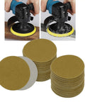 Grab A Massive Case Of 200 Mesh Sanding Discs With 180 Grit Self Stick Grid Hook Loop Pads for efficient sanding on various surfaces.