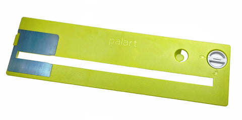 Throat Plate Replacement For RTS12 RTS23 Table Saw With Part Number 089240035702 shown from top view