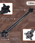 Straight Swap Front Driveshaft Propeller Shaft For BMW X3 2004-2010 All Wheel Drive 325Xi 330Xi Drop In with universal joints