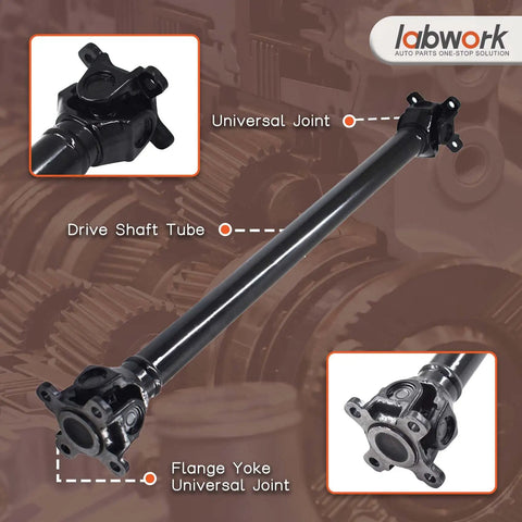 Straight Swap Front Driveshaft Propeller Shaft For BMW X3 2004-2010 All Wheel Drive 325Xi 330Xi Drop In with universal joints
