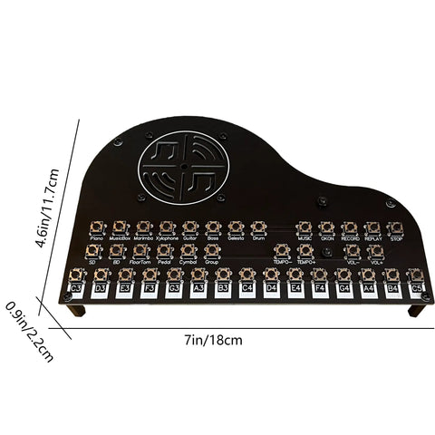 Hands On Soldering Practice Kit For Beginners And Hobbyists A DIY Electronics Project Learning Board with dimensions