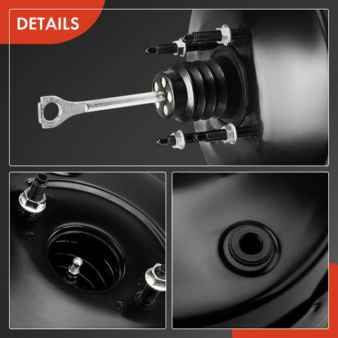 Direct Replacement Vacuum Brake Booster For Chevy Silverado 1500 Suburban Tahoe Avalanche Fits Cadillac Escalade 2010 2012 detail of diaphragm and fittings