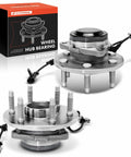 2 Pack Front Wheel Bearing And Hub Assembly With ABS For Chevy GMC And Cadillac 6 Lug RWD Vehicles 1999-2013 Silverado 1500