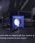 Curved Titanium Pro Grade Piercing Kit display in elegant blue gift box with insertion taper, ASTM F136 hypoallergenic cartilage jewelry