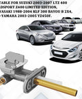 Fuel Petcock Shutoff Valve Kit For Yamaha Suzuki Kawasaki Motorcycles And ATVs With Gasket And Filter Tube Replacement