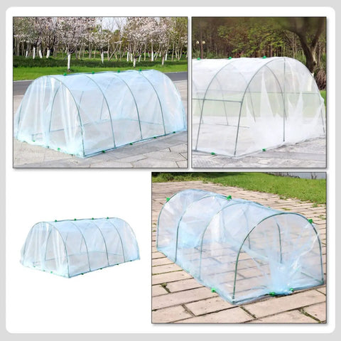 Flower Greenhouse Plant Cover Bracket Set Plastic Greenhouse For Outdoor Veggies And Flowers Great For Gardens Terraces And Backyards Portable Plant Shelter With Easy Setup And Insulated Climate Control