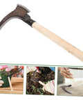 Portable Multifunctional Grass Clearing Sickle For Weeding Harvesting And Gardening With Ergonomic Manganese Steel Handle Non Slip Grip