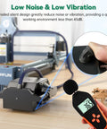 Air Assist Pump For Laser Engraving Machines S9 S10 Adjustable Airflow From 0 To 30 Liters Per Minute Quiet Low Noise