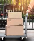 Heavy Duty Flatbed Cart 2200 Lb Capacity Workhorse Foldable Platform Truck Industrial Grade Steel Hand Push Dolly for garden