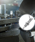 Badass Stainless Steel L Shaped Indexing Lock Plunger Pin With Spring Loaded Catch Latch For Cabinets And Industrial Gear M10 Pin in use on a machine.