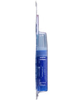 Side view of packaged Blue Gel Threadlocker, Medium Strength All Purpose Lock And Seal For Bolts And Screws, Twist Applicator, 10 g tube