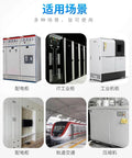 Usage scenarios for heavy duty industrial door hinge with stud in black zinc alloy, showcasing cabinets and industrial machines.