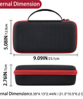 Hard Case Replacement For Digital Multimeter Volt Meter By Aenllosi For 6000 Counts with external dimensions shown