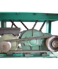 1.5KW Electric Pipe Bender 110V 60Hz Loaded With 9 Round And 8 Square Dies showing motor and belt drive system for effective bending.