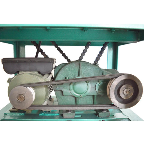 1.5KW Electric Pipe Bender 110V 60Hz Loaded With 9 Round And 8 Square Dies showing motor and belt drive system for effective bending.