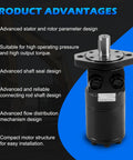 Hydraulic Motor For Eaton Char-Lynn H Series 1 Inch Shaft Diameter With 1/4-20 UNC-2B Thread showcasing product advantages