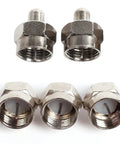 5 Pack Coax Cap Covers 75 Ohm Terminator For Splitters And Amps Keeps Your Signal Sharp, Blocks Interference And Dust Moisture
