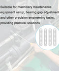 Pro Grade M17x24mm Shim Washer Kit For Machinery Alignment In 304 Stainless Steel 48 Pieces With Precision 0.1mm 0.2mm 0.3mm And 0.5mm Thicknesses For Easy Gap Tuning And Rock Solid Bolt Fits; machinery maintenance application