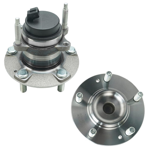 Rear Wheel Bearing And Hub Assembly With ABS Sensor For Kia Forte 2010 To 2013 Forte Koup 2010 To 2013 Forte5 2012 To 2013 2 Piece Set