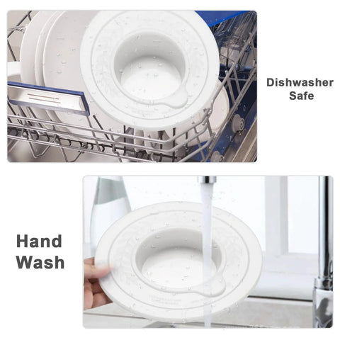 Two Pack 6 Quart Stand Mixer Bowl Covers For Bowl Lift Models Protects Against Splatter Fits KV25G KP26M1X ready for wash