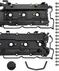 Valve Cover Set With Bolts Oil Cap Gaskets Spark Plug Tube Seals And PCV Valve For 3.5L V6 Nissan Altima Maxima Murano Quest Infiniti I35 2002 2009 Direct Fit Engine Replacement