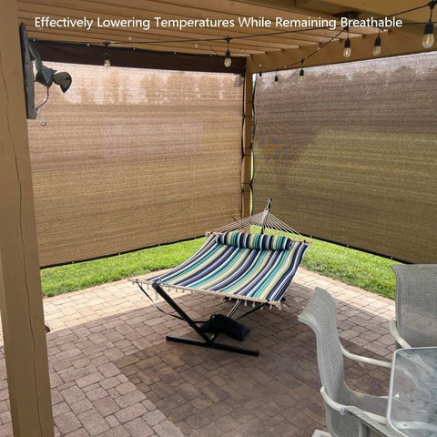 90 Percent UV Blocking Sun Shade Cloth 12x24 Feet Breathable UV Resistant Shade Cover With D Ring for Pergola Garden Patio