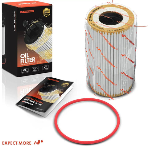 20K Miles Upgraded Protection Oil Filter With Heavy Duty Build For Porsche Cayenne 2003 To 2006 911 1999 To 2011 Boxster 1997 To 2008