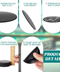 Product details of 50 Pieces Billiard Pool Table Leg Shims Set 3 Inch Diameter Rubber Levelers, waterproof, non-slip, easy to cut.