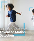 Children playing near an Indoor Home Security Camera With 360 Degree Pan, 1080P HDR, Super Wide Angle, Color Night Vision, 2-Way Audio