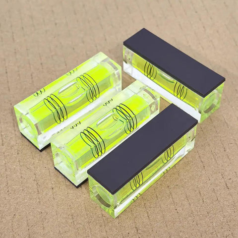 Dual Pack Micro Square Bubble Level With Magnetic Base Three Line Calibration Gauge Dead On Bullseye Alignment Heavy Duty Layout Tool For Steel Surfaces Boss Grade Build Quality