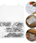 Heavy Duty Drywall Toggle Bolt Kit With Wing Nuts Stainless Steel Anchors 32 Piece Pro Grade Multi Use Fastener Set in box