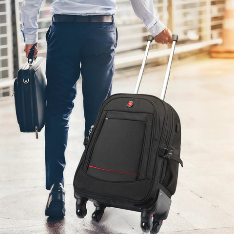 backpack travel airplane approved Airline For Women And Men, Carry-On Size, Waterproof Luggage Daypack, Casual Hiking Pack, Fits Laptops, Great For Weekend Built for real Airline Approved Underseat Rolling Backpack