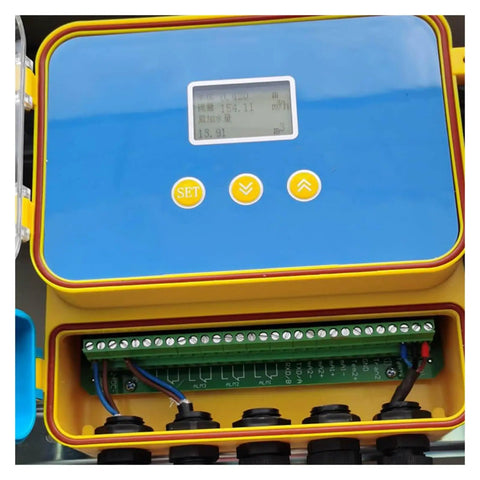 Ultrasonic Open Channel Flow Meter For River Water Non Contact Transmitter RS485 Optional 4 To 20 mA interface