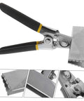 6 Inch Metal Bending Pliers For Sheet Metal With Flat Bar Bender Manual Seaming Tool Non Slip Double Layer Pitted Handle