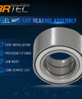 Front Wheel Hub Bearing Assembly Fits Hyundai Elantra 2007-2016 Kia Forte 2010-2016 cylindrical metal component