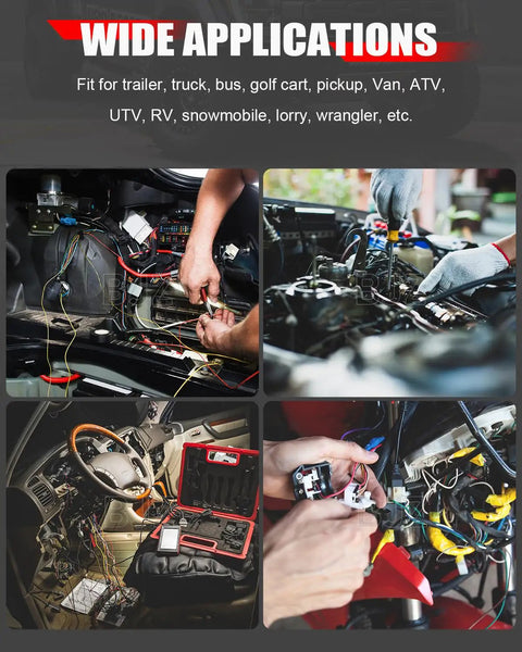 Two Pin Waterproof Car Wire Connectors 22AWG Quick Disconnect Automotive Electrical Connectors in use for various vehicles