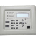 Heavy Duty Remote Annunciator Panel With An Eighty Character Backlit LCD Display And Four Line System Message Layout For No Hassle Fire Alarm Tracking And Plug And Play Commercial Setup with keypad and status indicators.