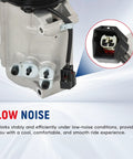 Top Shelf AC Compressor And Clutch Assembly Compatible With Buick Enclave Chevy Traverse Gmc Acadia Outlook 3 6 Liter, showcasing low-noise operation.