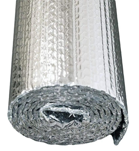 Reflective Foil Insulation Roll 16 In X 100 Ft Tough As Nails Radiant Barrier Wrap for attics, windows, garages, and ducts
