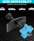 Heavy Duty Caliper Piston Compressor Tool With Brake Pad Spreader And Two Caliper Hangers For Most Cars And Light Trucks