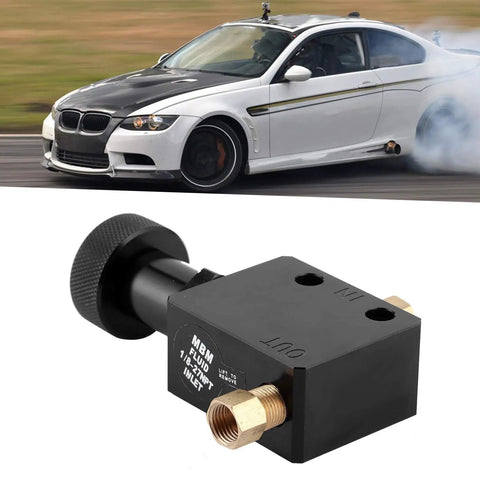 Supercharge Your Stopping Power With This Tight Adjustable Brake Proportioning Valve Crafted From Solid Aluminum Alloy For Universal Disc And Drum Systems That Keep Your Ride Planted And Handle Like A Dream mounted on car.