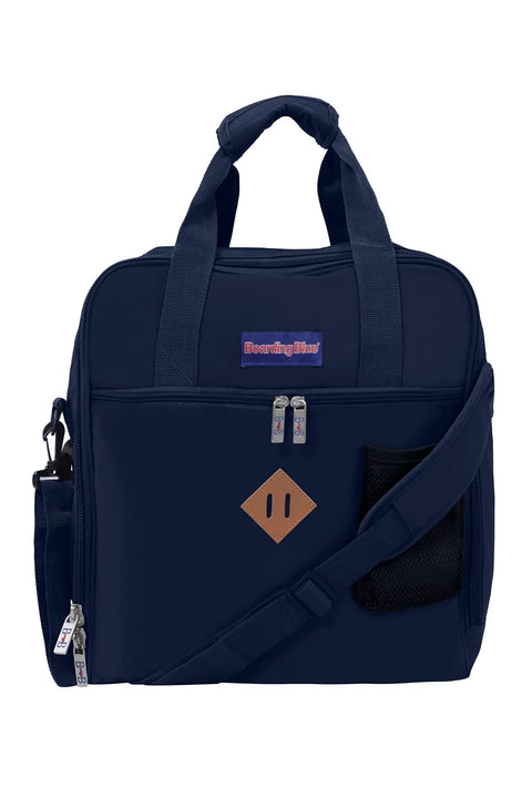 Under Seat Personal Item Bag That Fits 16 x 14 x 7 Inches Navy, Compact Yet Spacious, Lightweight Travel Organizer