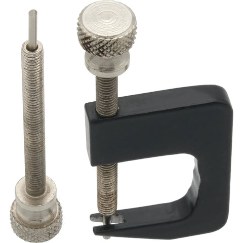 Clock Hand Remover and Gear Wheel Puller Kit, 2 Piece Precision Tools Set For Watches And Small Pulleys, shown up close