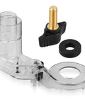 Dust Collection Adapter For DWP611 Compact Router And DNP616 Plunge Base Routers, Quick Install No Tools Needed, transparent components