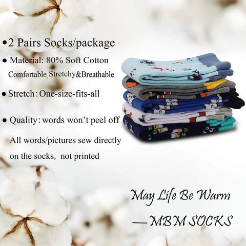 Stack of colorful socks with 'Trust Me I Am A Mechanic' phrase, 80% cotton, unisex size 5-13, part of Two Pairs Mechanic Socks Gift Set.