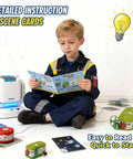 Child with Hands On STEM Circuit Kit For Kids With 168 Projects And 37 Circuit Parts Electronics Building Blocks