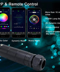 App remote control for Starlight Fiber Optic Headliner Light Kit For Cars, 450 Fibers, 6W RGBW Engine, Music Mode