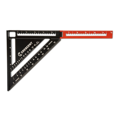 2 In 1 Extendable Layout Tool With 6 Inch Fold Out Arm, Quick Lock Release, Aluminum Construction And Corrosion Resistant Finish