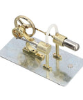Stirling Engine Model 16 Cylinder Hands On Educational Kit For Physics Demonstrations, Easy Assembly on metal base